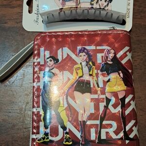 Trendy Women's Red Wallet